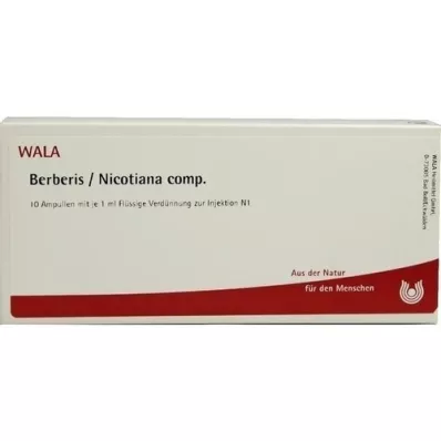 BERBERIS/NICOTIANA komp. ampuller, 10X1 ml