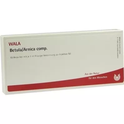 BETULA/ARNICA komp. ampuller, 10X1 ml BETULA/ARNICA komp. ampuller, 10X1 ml