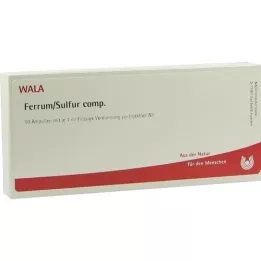 FERRUM SULFUR komp. ampuller, 10X1 ml