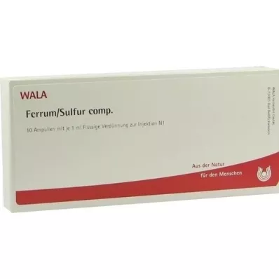FERRUM SULFUR komp. ampuller, 10X1 ml FERRUM SULFUR komp. ampuller, 10X1 ml