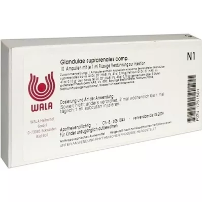 GLANDULAE SUPRARENALES komp. ampuller, 10X1 ml