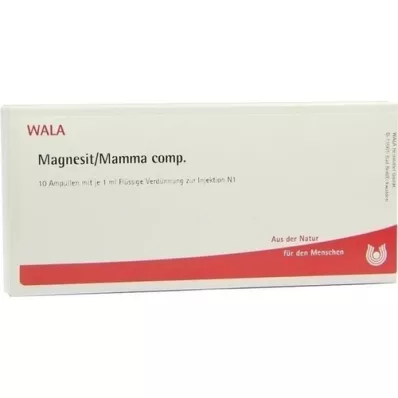 MAGNESIT/MAMMA komp. ampuller, 10X1 ml MAGNESIT/MAMMA komp. ampuller, 10X1 ml