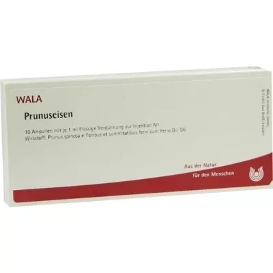 PRUNUSEISEN Ampuller, 10X1 ml