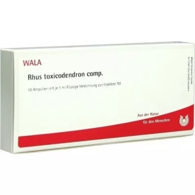 RHUS TOXICODENDRON COMP Ampuller, 10X1 ml RHUS TOXICODENDRON COMP Ampuller, 10X1 ml