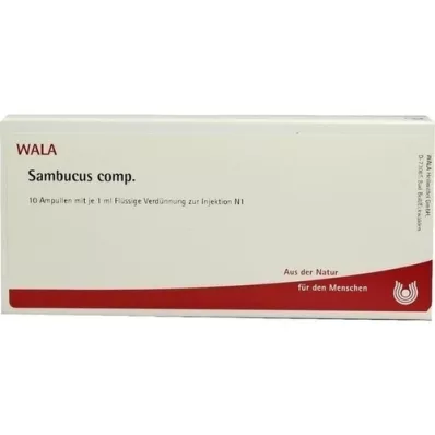 SAMBUCUS COMP Ampuller, 10X1 ml SAMBUCUS COMP Ampuller, 10X1 ml