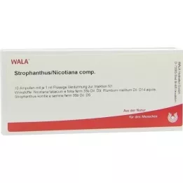 STROPHANTHUS/NICOTIANA komp. ampuller, 10X1 ml