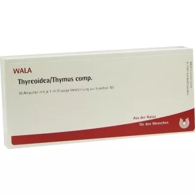 THYREOIDEA/Thymus komp. Ampuller, 10X1 ml THYREOIDEA/Thymus komp. Ampuller, 10X1 ml
