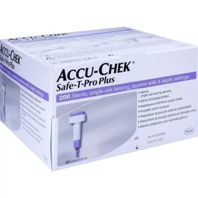 ACCU-CHEK Safe T Pro Plus lansetter, 200 stk