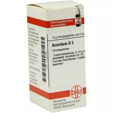 ACONITUM D 3 kuler, 10 g ACONITUM D 3 kuler, 10 g