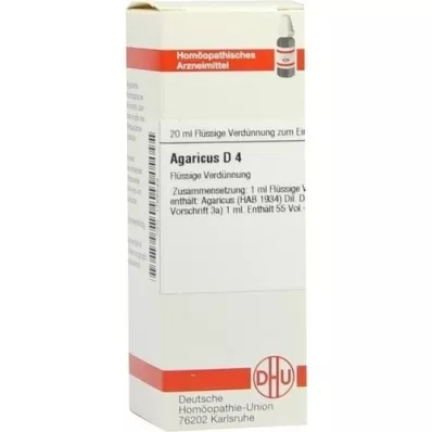 AGARICUS D4 fortynning, 20 ml AGARICUS D4 fortynning, 20 ml
