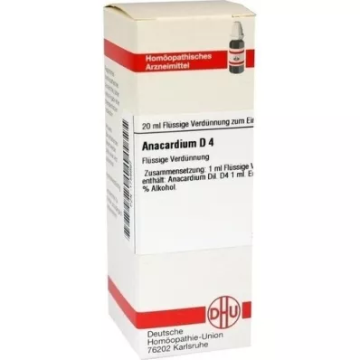 ANACARDIUM D4 fortynning, 20 ml ANACARDIUM D4 fortynning, 20 ml