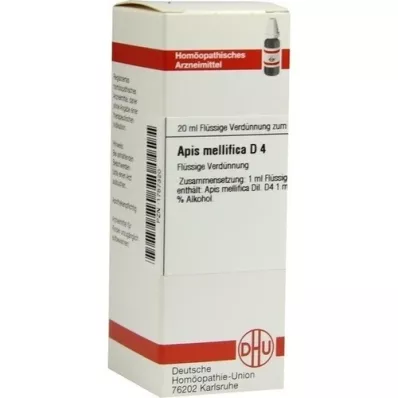 APIS MELLIFICA D4 fortynning, 20 ml APIS MELLIFICA D4 fortynning, 20 ml