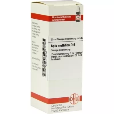 APIS MELLIFICA D6 Fortynning, 20 ml APIS MELLIFICA D6 Fortynning, 20 ml
