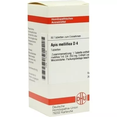 APIS MELLIFICA D 4 tabletter, 80 stk