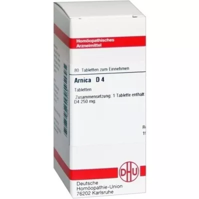 ARNICA D 4 tabletter, 80 stk ARNICA D 4 tabletter, 80 stk