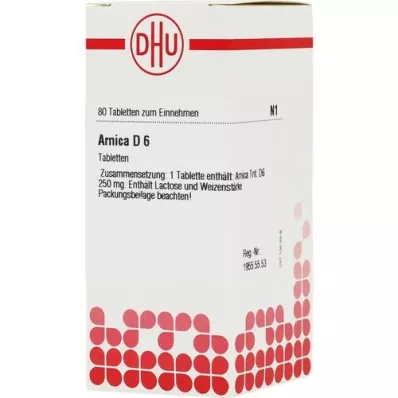 ARNICA D 6 tabletter, 80 stk ARNICA D 6 tabletter, 80 stk