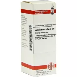 ARSENICUM ALBUM D6 Fortynning, 20 ml