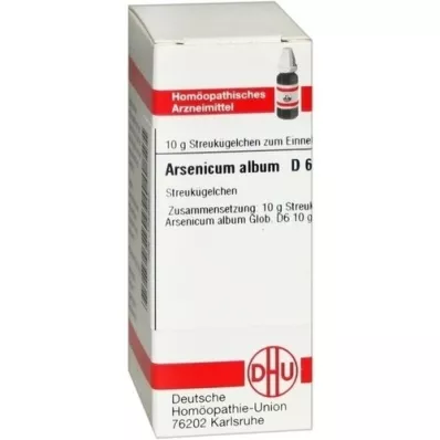 ARSENICUM ALBUM D 6 kuler, 10 g ARSENICUM ALBUM D 6 kuler, 10 g