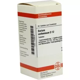 BARIUM CARBONICUM D 12 tabletter, 80 stk