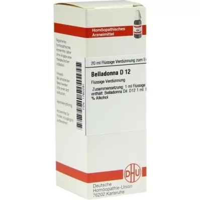 BELLADONNA D 12 Fortynning, 20 ml