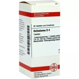 BELLADONNA D 4 tabletter, 80 stk