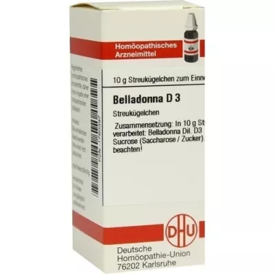 BELLADONNA D 3 kuler, 10 g BELLADONNA D 3 kuler, 10 g