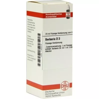 BERBERIS D3 fortynning, 20 ml BERBERIS D3 fortynning, 20 ml
