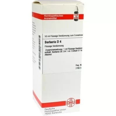 BERBERIS D 4 fortynning, 50 ml BERBERIS D 4 fortynning, 50 ml