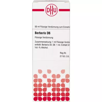 BERBERIS D 6 Fortynning, 50 ml BERBERIS D 6 Fortynning, 50 ml