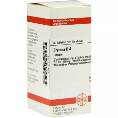 BRYONIA D 4 tabletter, 80 stk BRYONIA D 4 tabletter, 80 stk