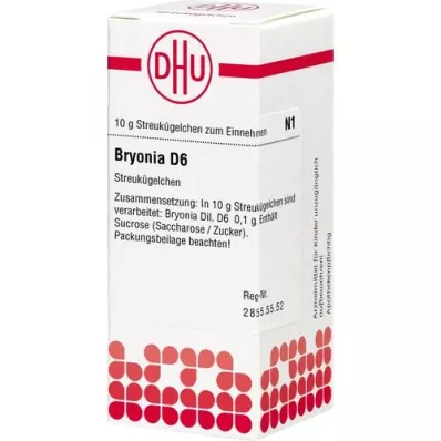 BRYONIA D 6 kuler, 10 g