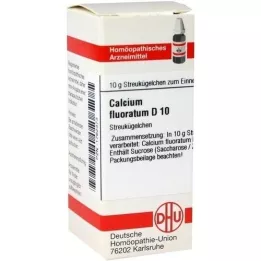 CALCIUM FLUORATUM D 10 kuler, 10 g