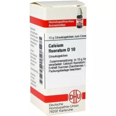 CALCIUM FLUORATUM D 10 kuler, 10 g CALCIUM FLUORATUM D 10 kuler, 10 g