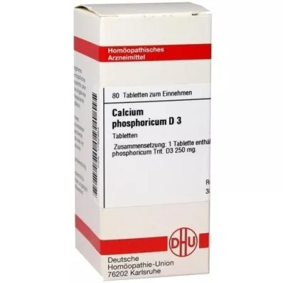 CALCIUM PHOSPHORICUM D 3 tabletter, 80 stk