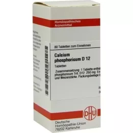 CALCIUM PHOSPHORICUM D 12 tabletter, 80 stk