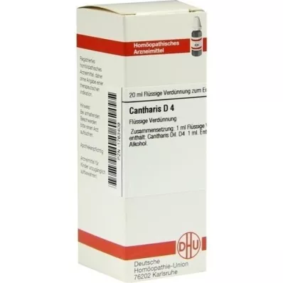 CANTHARIS D4 fortynning, 20 ml