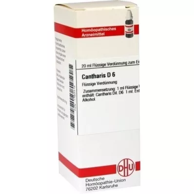 CANTHARIS D6 Fortynning, 20 ml CANTHARIS D6 Fortynning, 20 ml