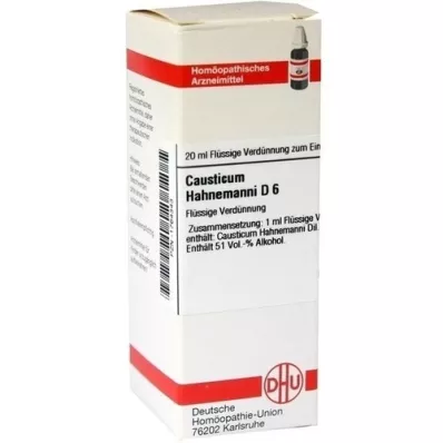 CAUSTICUM HAHNEMANNI D6 Fortynning, 20 ml