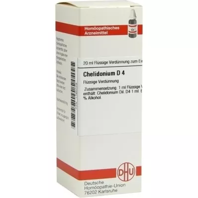 CHELIDONIUM D4 fortynning, 20 ml CHELIDONIUM D4 fortynning, 20 ml