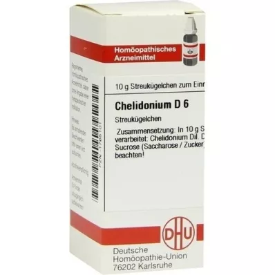 CHELIDONIUM D 6 kuler, 10 g CHELIDONIUM D 6 kuler, 10 g