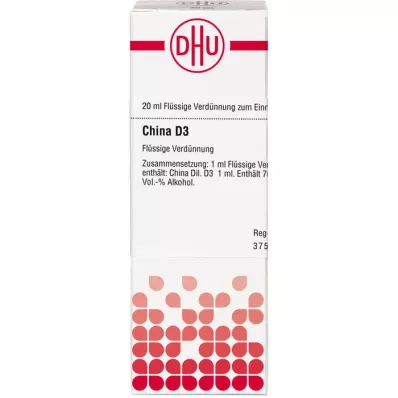 CHINA D3 fortynning, 20 ml CHINA D3 fortynning, 20 ml