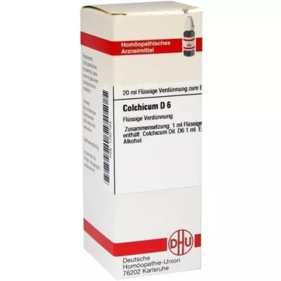 COLCHICUM D6 Fortynning, 20 ml COLCHICUM D6 Fortynning, 20 ml
