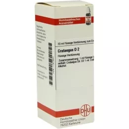 CRATAEGUS D 2 Fortynning, 20 ml