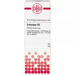 CRATAEGUS D3 fortynning, 20 ml