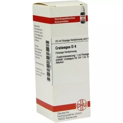 CRATAEGUS D4 fortynning, 20 ml