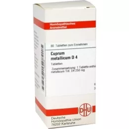 CUPRUM METALLICUM D 4 tabletter, 80 stk