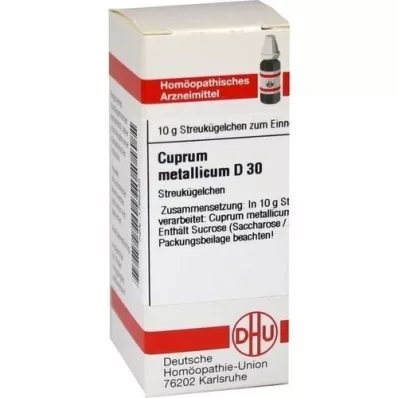 CUPRUM METALLICUM D 30 kuler, 10 g CUPRUM METALLICUM D 30 kuler, 10 g