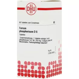 FERRUM PHOSPHORICUM D 6 tabletter, 80 stk