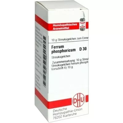 FERRUM PHOSPHORICUM D 30 kuler, 10 g FERRUM PHOSPHORICUM D 30 kuler, 10 g