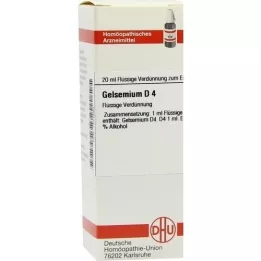 GELSEMIUM D4 fortynning, 20 ml